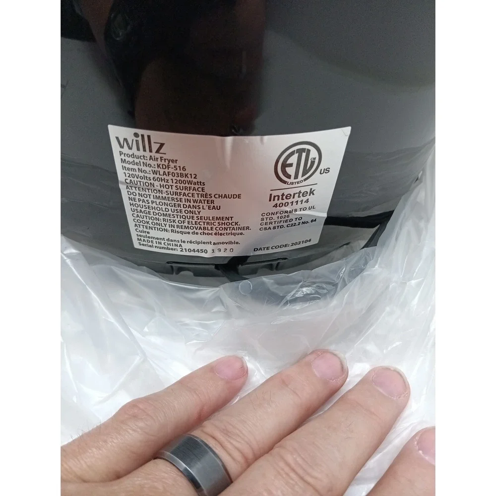 Willz Air Fryer Brand New, Never Used